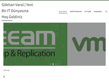 Tablet Screenshot of gokhanvarol.net